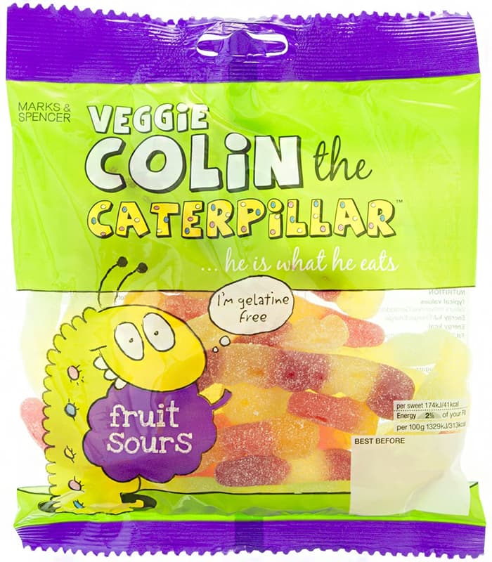 Marks & Spencer Fruit-flavored sour gum without gelatin