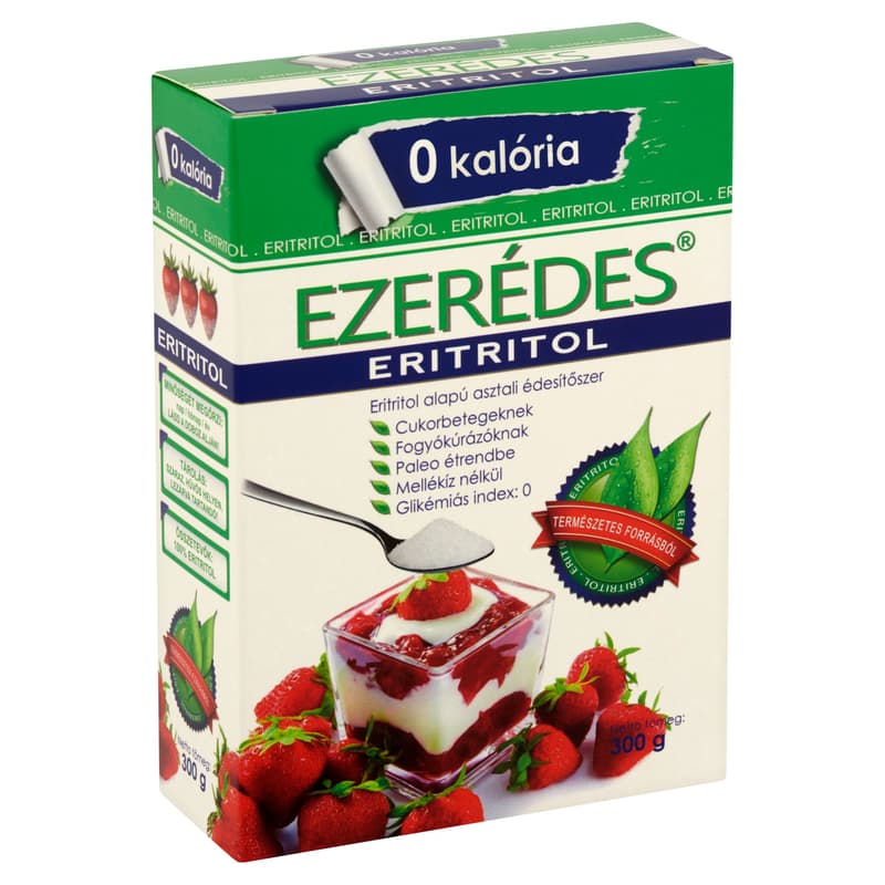 Ezerédes eritritol édesítő