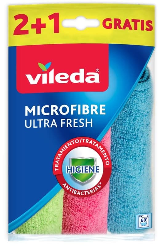 Vileda Ultra Fresh mikroszálas törlőkendő 2+1