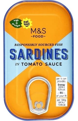 Marks & Spencer Portuguese sardines in tomato sauce