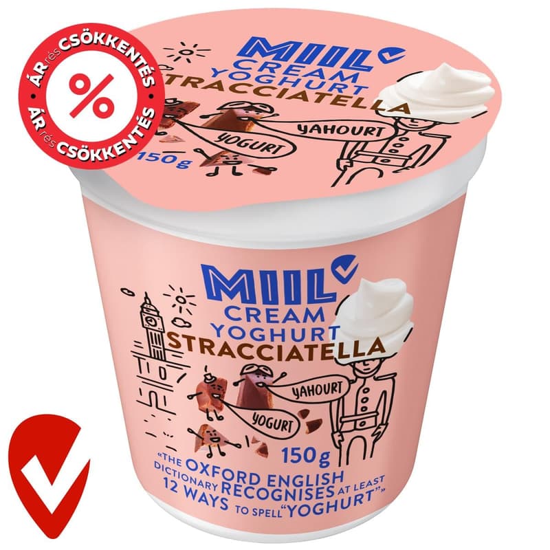 Miil Stracciatella krémjoghurt