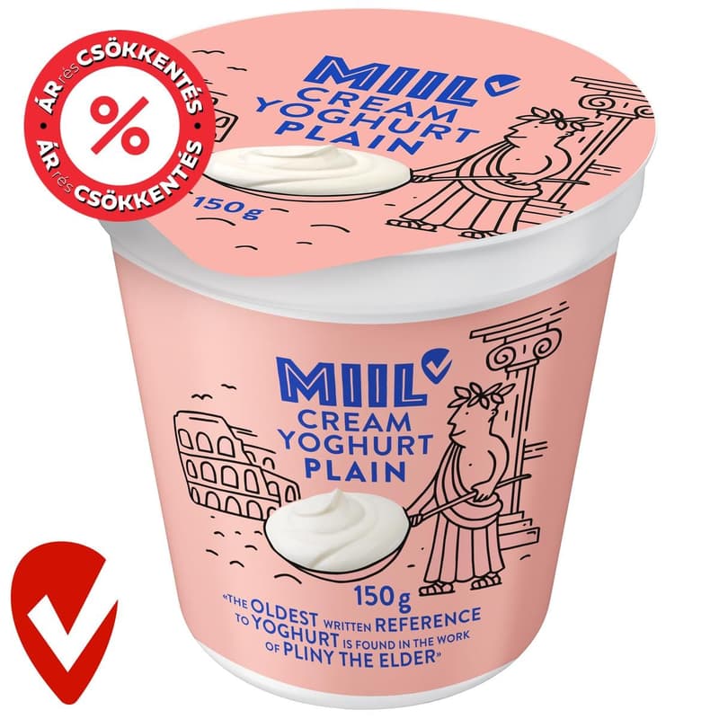 Miil Natúr krémjoghurt 10%