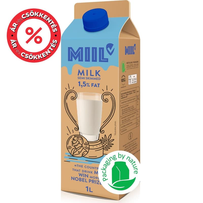 Miil ESL Zsírszegény Tej 1,5%