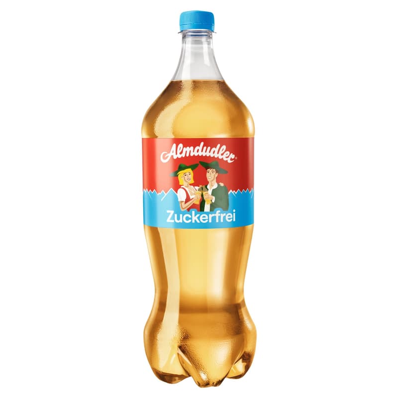 Almdudler sugar-free carbonated soft drink