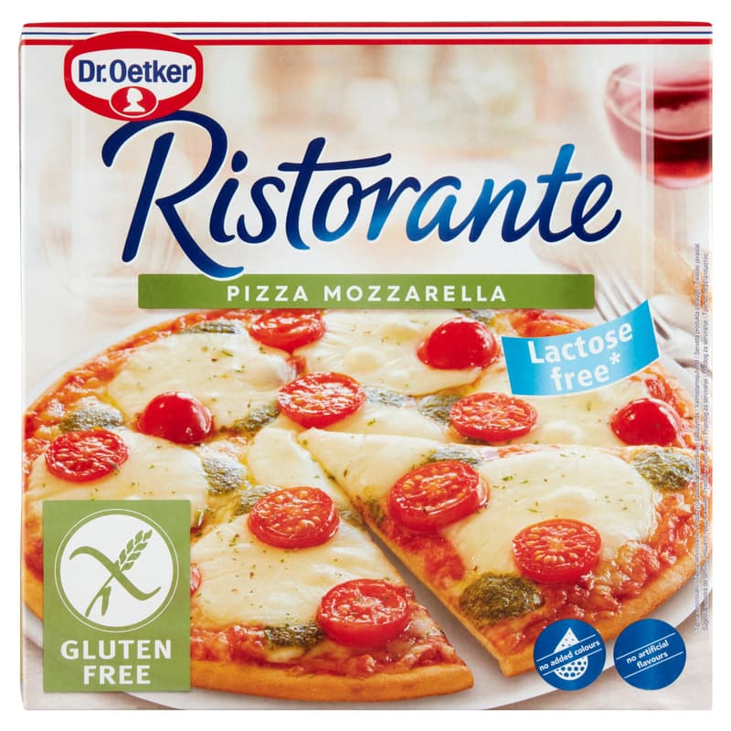 Dr. Oetker Ristorante Glutén- és Laktózmentes Mozzarellás pizza