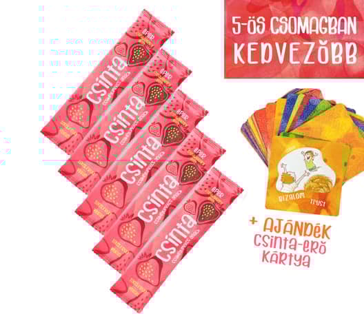 Csinta Eper tekercs 5-ös csomag