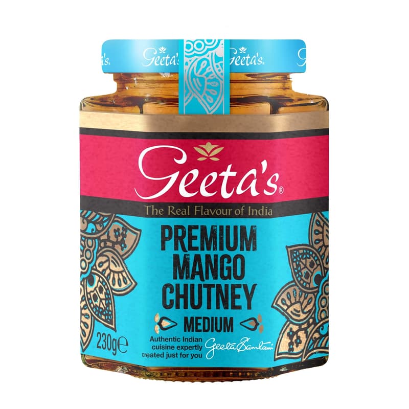 Geeta's Prémium mangó chutney