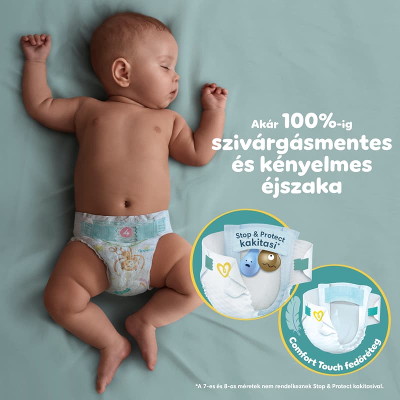 Pampers Active Baby Pelenka, Havi Pelenkacsomag, Méret: 6 (13-18 kg) 128 db