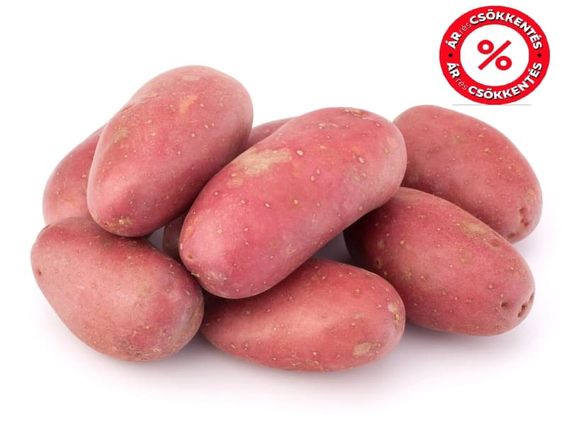Hungarian new crop red skin potato, packed