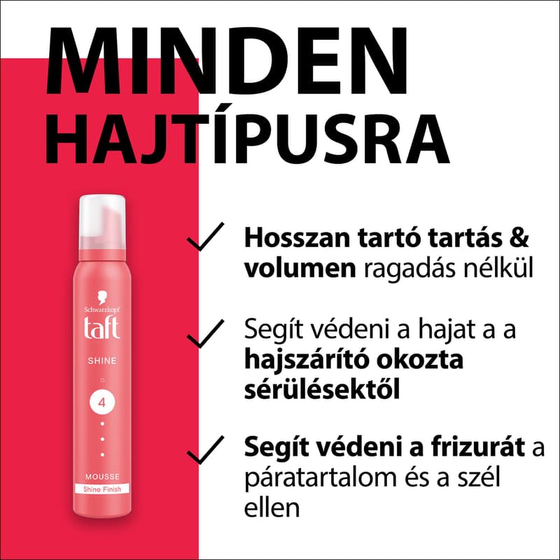 Taft Shine hajhab minden hajtípusra
