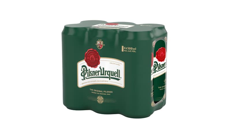 Pilsner Urquell minőségi világos sör 4,4% (6-os multipack)