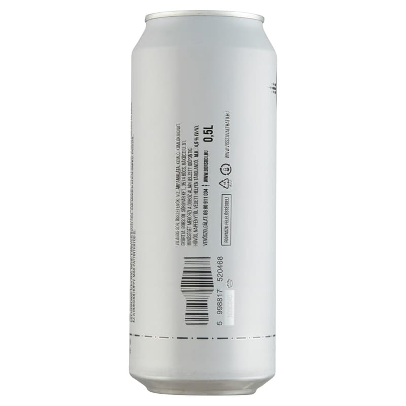 BORSODI Hoppy világos sör 4,5%