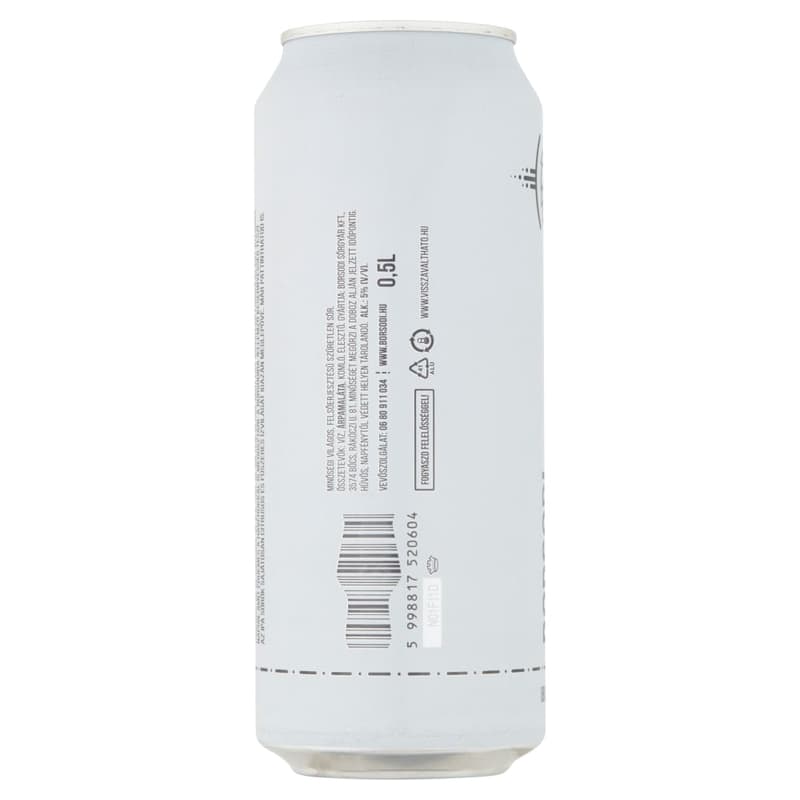 Borsodi IPA minőségi világos, felsőerjesztésű szűretlen sör 5%