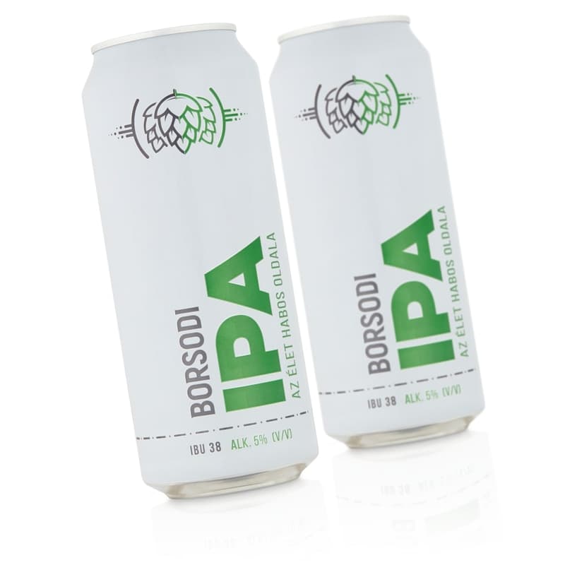 Borsodi IPA minőségi világos, felsőerjesztésű szűretlen sör 5%