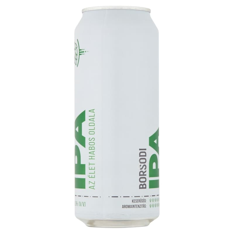 Borsodi IPA minőségi világos, felsőerjesztésű szűretlen sör 5%