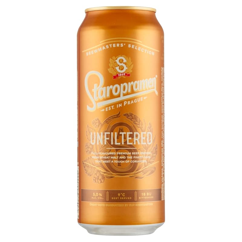 STAROPRAMEN Unfiltered quality light unfiltered beer 5%