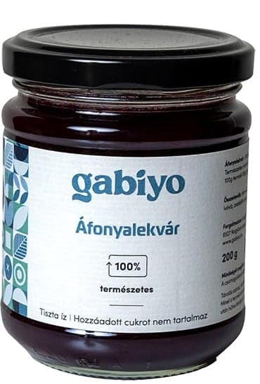 GabiJó Blueberry jam (reduced sugar content)