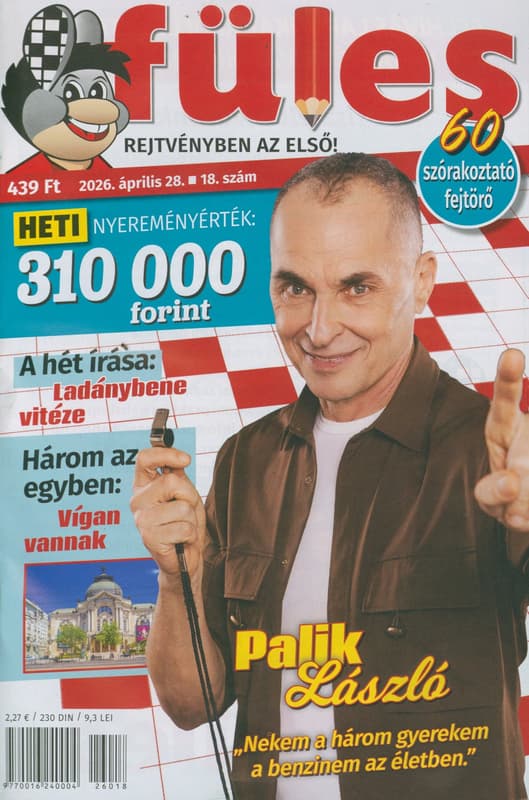 Füles a rejtvénylap