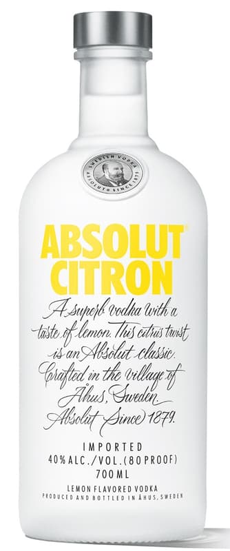 Absolut Citron vodka 40%