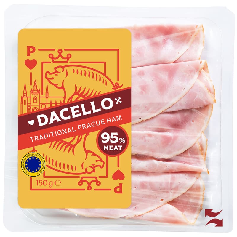 Dacello prágai sonka, szeletelt, 95% hústartalommal