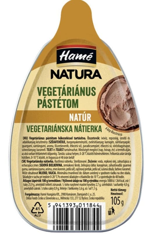 Hamé Vegetáriánus pástétom Natura