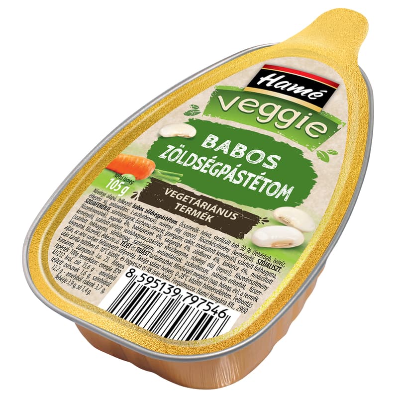 Hamé Veggie babos zöldségpástétom