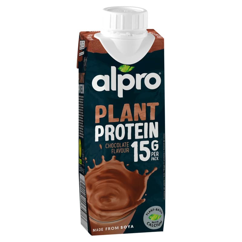 Alpro Plant Protein csokoládéízű szójaital hozzáadott kalciummal és vitaminokkal