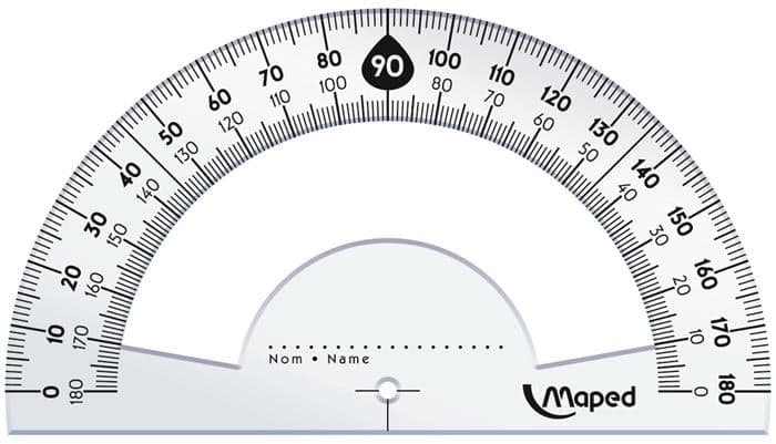 MAPED "Start" Vonalzókészlet, kicsi, műanyag, 4 darabos