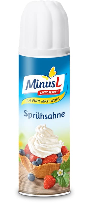 Minus L Lactosefree Whipped Cream Spray