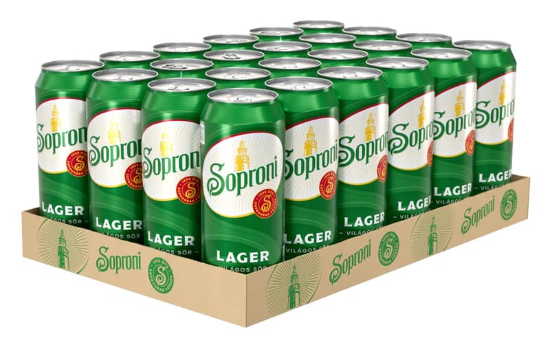 Soproni Lager világos sör 4,5% (24 db)