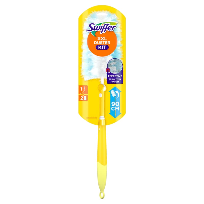 Swiffer XXL Duster Portalanító Kezdőkészlet, 1 db nyél + 2 db utántöltő kefe