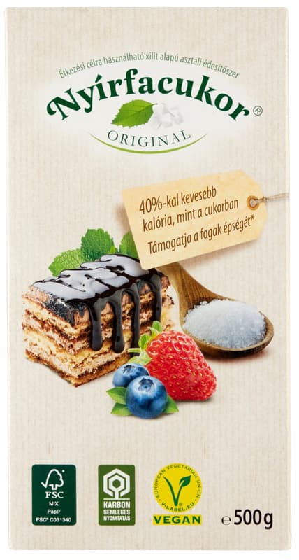 Nyírfacukor kristály 100% XILIT