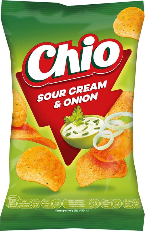 Chio hagymás-tejfölös chips