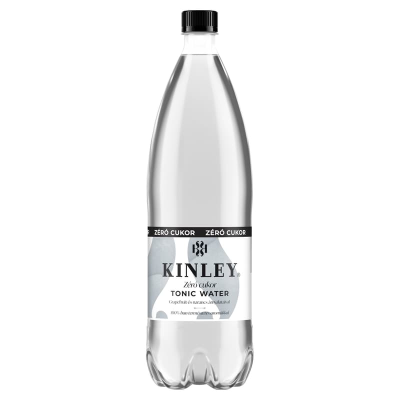 Kinley Tonic Zero sugar, tonic flavoured energy-free carbonated soft drink with grapefruit and orange flavours
