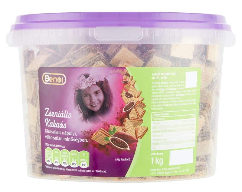 Prémium vödrös Kakaós nápolyi