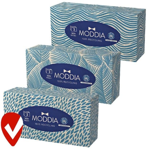 Moddia box tissue 3 ply