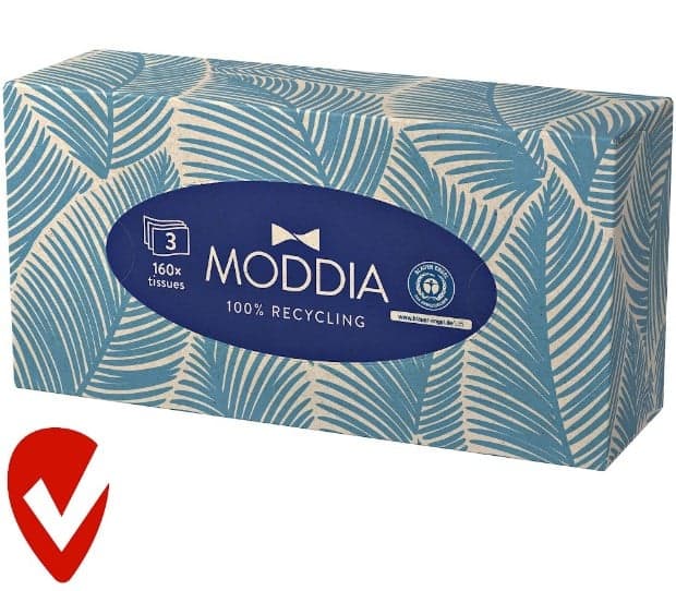 Moddia box tissue 3 ply
