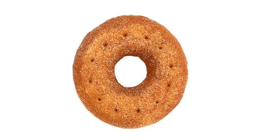 Donut with apple filling & cinnamon sugar