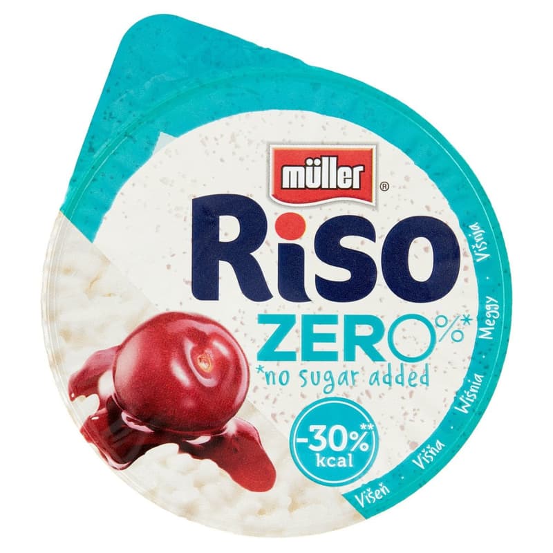 Müller Riso Zero Tejberizs desszert többféle ízben