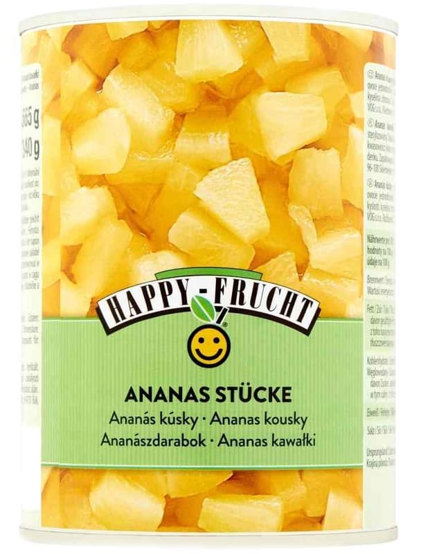 Happy Frucht Ananászbefőtt darabolt (367 g)