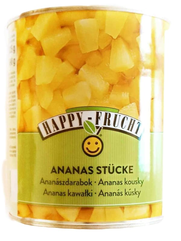 Happy Frucht Ananászbefőtt darabolt (825 g)