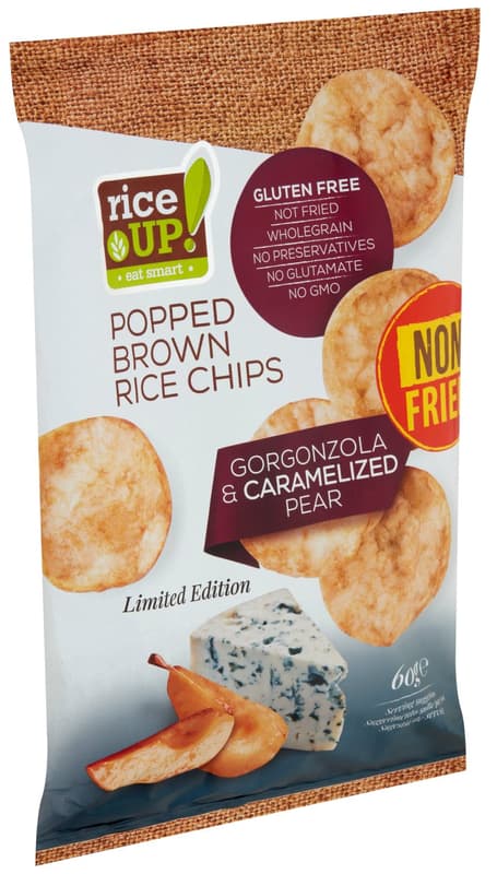 RiceUp! Chips gorgonzola cheese flavour
