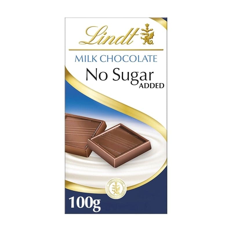 Lindt Milk Chocolate Without Added Sugar