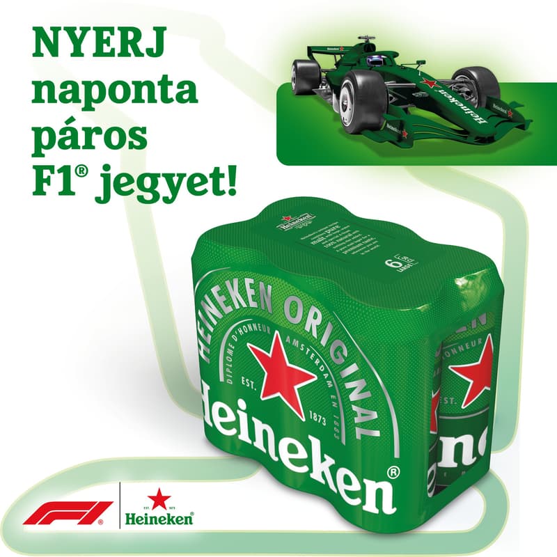 Heineken Premium Quality Lager Canned Beer 5% (6 pc)