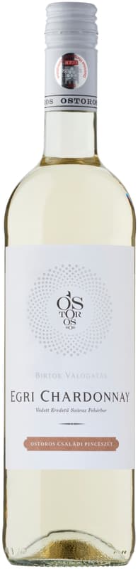 Ostoros Birtok Egri Chardonnay száraz fehérbor
