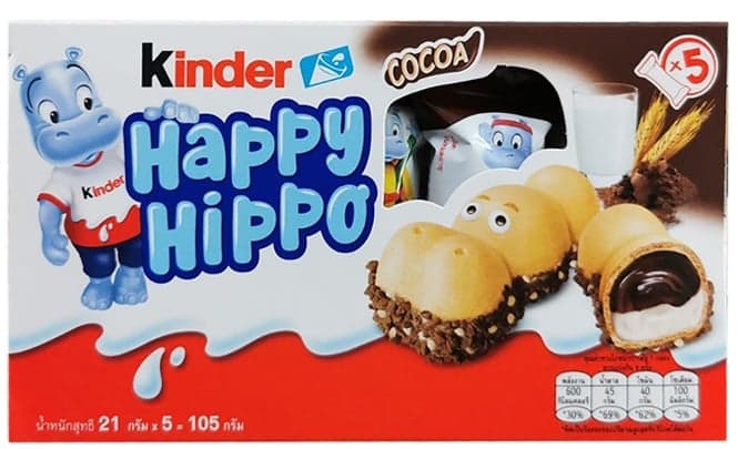 Kinder Happy Hippo - 5 darabos multipack