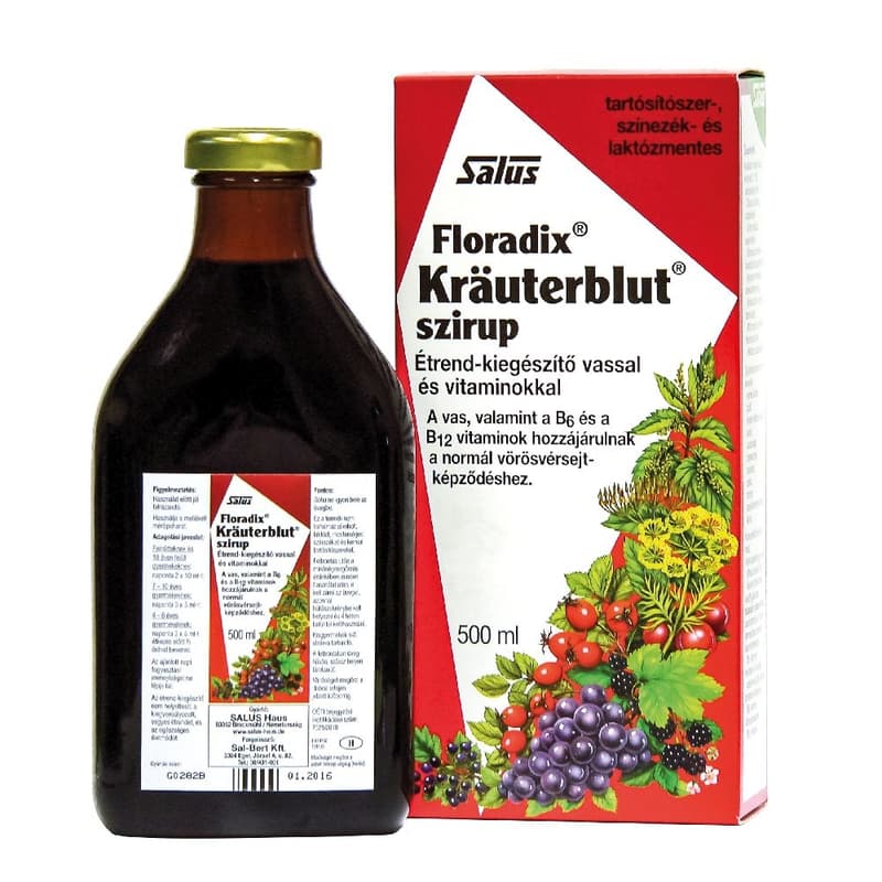 Kräuterblut szirup 500ml