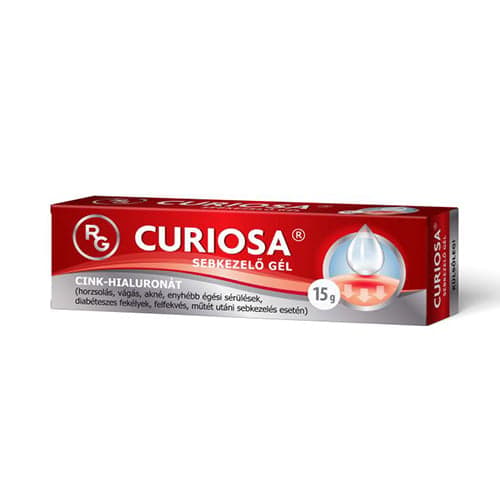 Curiosa wound treatment gel 15g