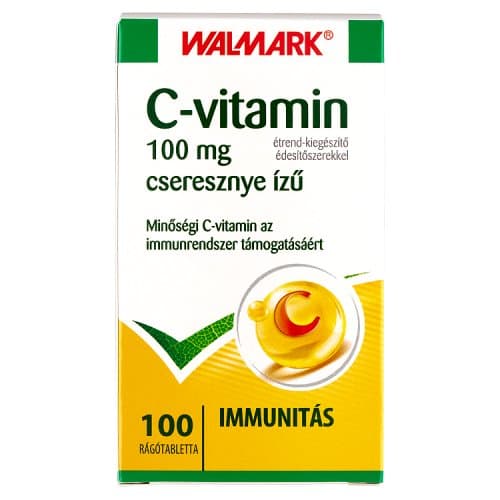 Walmark C-vitamin 100 mg cseresznye ízű rágótabletta 100 db
