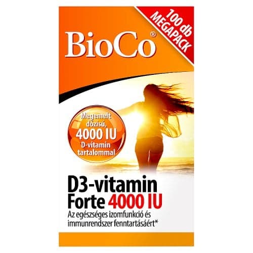 BioCo vitamin D3 Forte 4000 IU tablets 100x